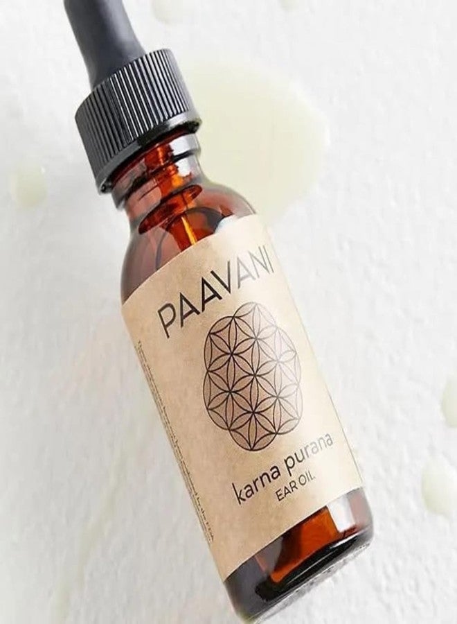 PAAVANI Ayurveda Ear Oil - Made in USA - Ayurvedic Herbal Ear Drops - Itchy Ears & Earache Relief - 100% Organic, 1 oz - Image 3